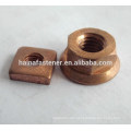 brass flange nut,brass nut,brass square nut